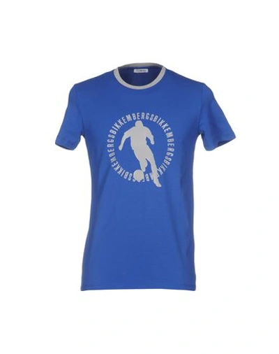 Bikkembergs T-shirt In Bright Blue