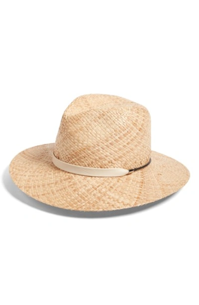 Shop Rag & Bone Wide Brim Raffia Hat In Natural Raffia