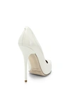 Jimmy Choo 120mm Anouk Patent Leather Pumps, Off White