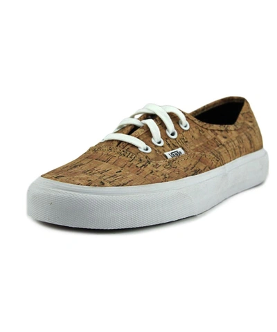 Vans Authentic    Round Toe Synthetic  Sneakers In Khaki