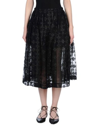 Simone Rocha 3/4 Length Skirt In Black