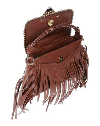 Shop Sara Battaglia Handbags In Brown