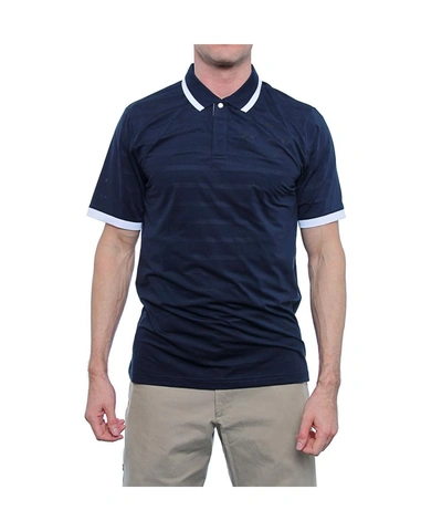 Fila Heritage Short Sleeve Collared Neck Polo Men Regular Polo Shirt' In Blue