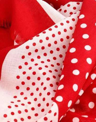 Shop Marc By Marc Jacobs Square Scarves In Red