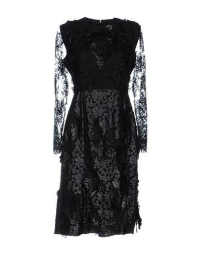 Erdem Knee-length Dresses In Black