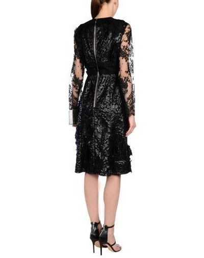 Shop Erdem Knee-length Dresses In Black