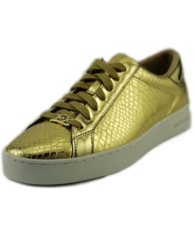 Michael Michael Kors Keaton Sneaker Women  Round Toe Synthetic Gold Sneakers'
