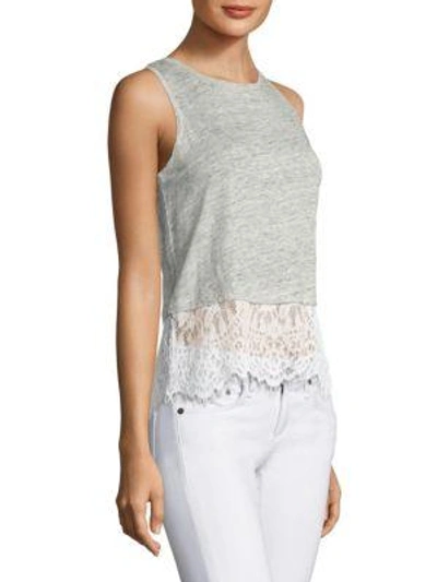 Shop Generation Love Frances Lace Top In Grey