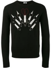 VALENTINO LOVE BLADE JUMPER,NV3KC22A4HM12120900