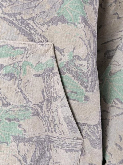 Shop Yeezy Camouflage Print Hoodie - Multicolour
