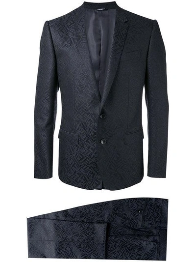 Shop Dolce & Gabbana Jacquard Martini Suit