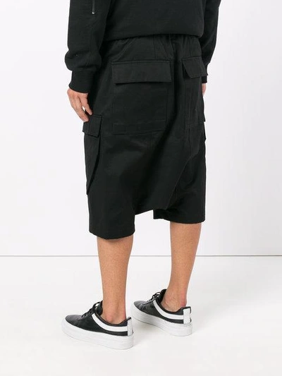 Shop Rick Owens Slouch Shorts In Black