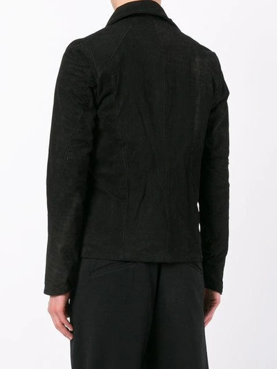 Shop A New Cross Zipped Fitted Jacket In Black