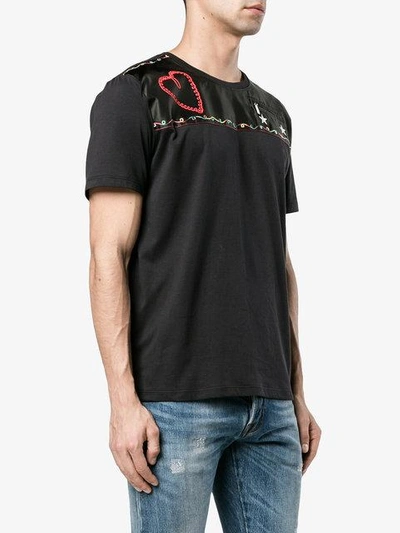 Shop Valentino T-shirt With A Heart To The Chest