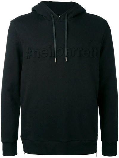 Shop Neil Barrett Embossed Sweatshirt In Black