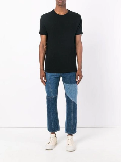 Shop Alexander Mcqueen Patchwork Jeans