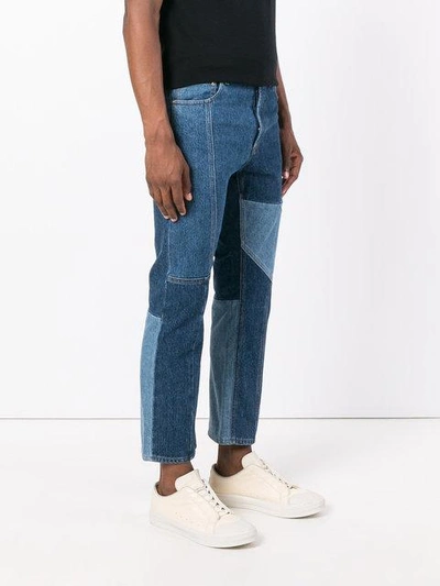 Shop Alexander Mcqueen Patchwork Jeans