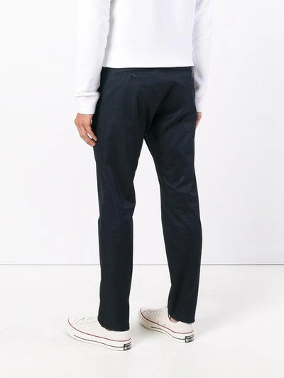 Shop Dsquared2 Regular Fit Trousers - Blue