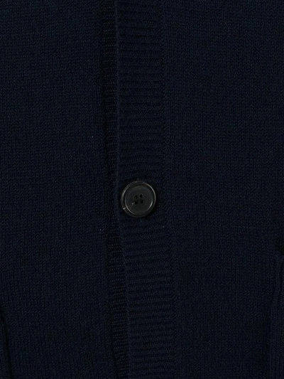 Shop Ami Alexandre Mattiussi Oversized Fit Cardigan In Blue