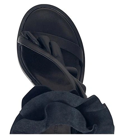 Shop Isabel Marant Ansel Leather Heeled Sandals In Black