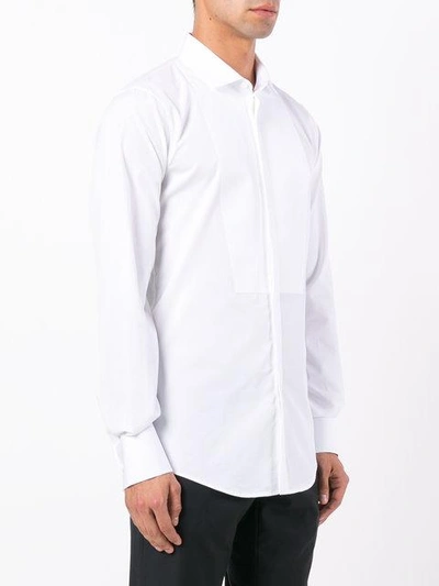 Shop Dsquared2 Formal Tuxedo Shirt In White