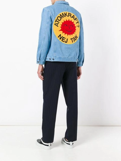 Shop Etudes Studio Guest Smiling Sun Jacket In Blue