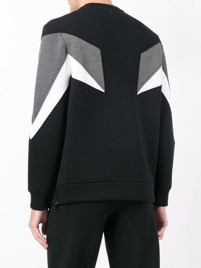 Shop Neil Barrett Geometric Sweatshirt