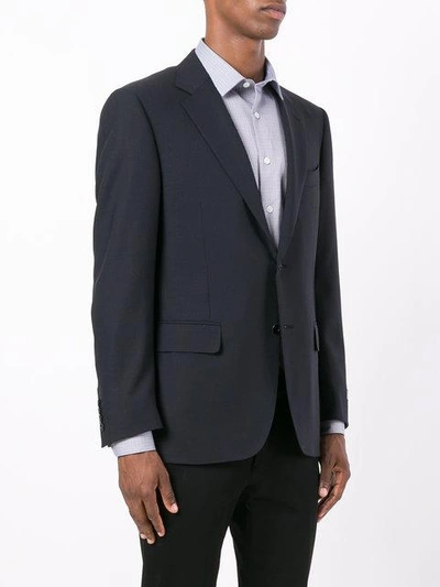 Shop Canali Classic Tailored Jacket In Blue