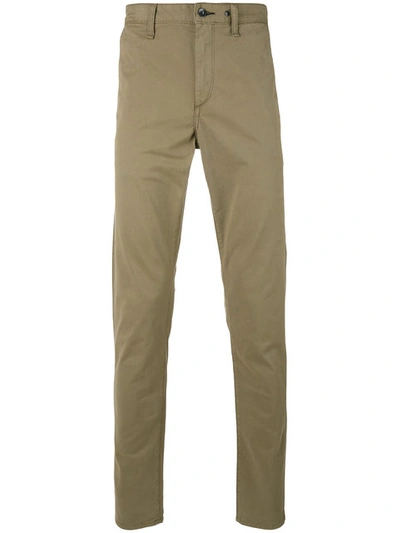 Rag & Bone Slim-fit Trousers In Green