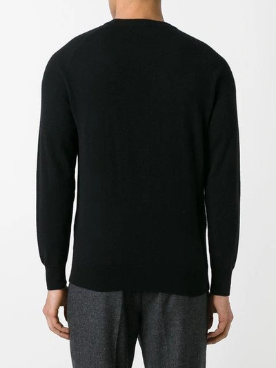 Shop Ami Alexandre Mattiussi Crewneck Sweater In Black