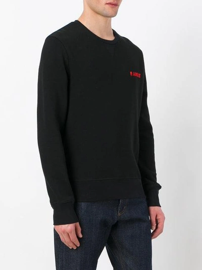 Shop Ami Alexandre Mattiussi F.ami.ly Sweatshirt In Black