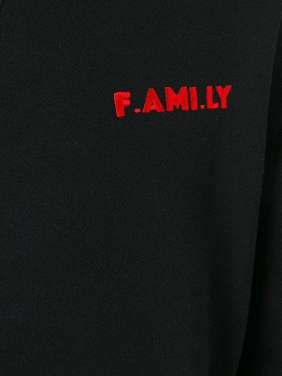 Shop Ami Alexandre Mattiussi F.ami.ly Sweatshirt In Black