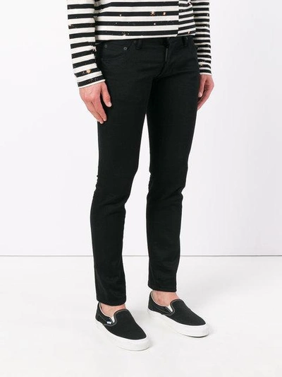 Shop Dsquared2 'clement' Jeans - Schwarz In Black