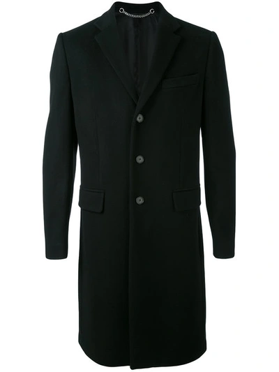 Shop Givenchy Single-breasted Coat - Black