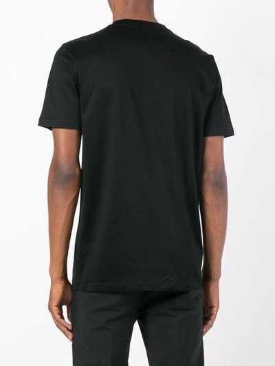 Shop Lanvin T-shirt Mit Reflektierendem Einsatz In Black