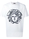 VERSACE painted Medusa t-shirt,A77264A22261412137553