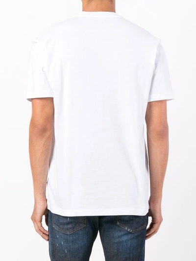 Shop Versace Painted Medusa T-shirt In White
