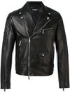 DSQUARED2 QUILTED PANEL BIKER JACKET,S74AM0759SX813112134062