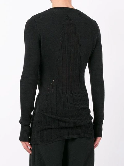 Shop A New Cross Crew Neck Sweater In Black