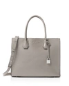 MICHAEL MICHAEL KORS Mercer Convertible Large Leather Tote,2580199CEMENTGRAY/GOLD