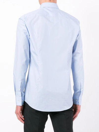 Shop Hugo Boss Button-up Shirt In Blue