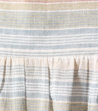 Shop Mara Hoffman Scoop Pocket Striped Cotton Jumpsuit