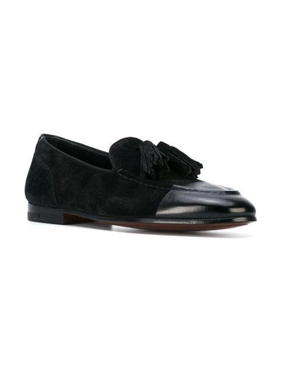 Shop Alberto Fasciani Tassel Loafers - Black