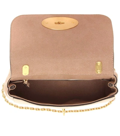 Shop Mulberry Leather Shoulder Bag In Pink