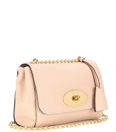 Shop Mulberry Leather Shoulder Bag In Pink