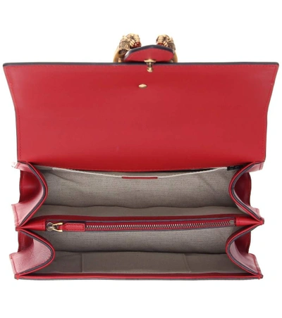Shop Gucci Dionysus Bamboo Medium Leather Shoulder Bag In Multicoloured