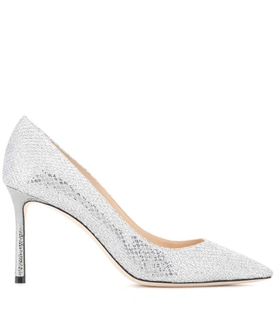 Shop Jimmy Choo Romy 85 Glitter Pumps