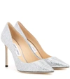 JIMMY CHOO MEMENTO ROMY 100 METALLIC PUMPS,P00265364