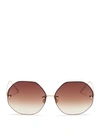 Linda Farrow X Negin Mirsalehi Titanium Angular Sunglasses