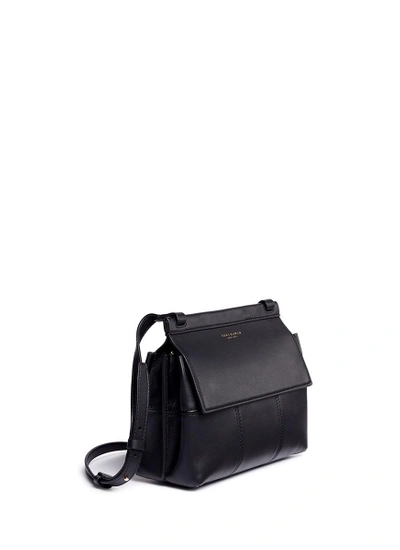 Shop Tory Burch 'block-t' Patchwork Leather Crossbody Bag
